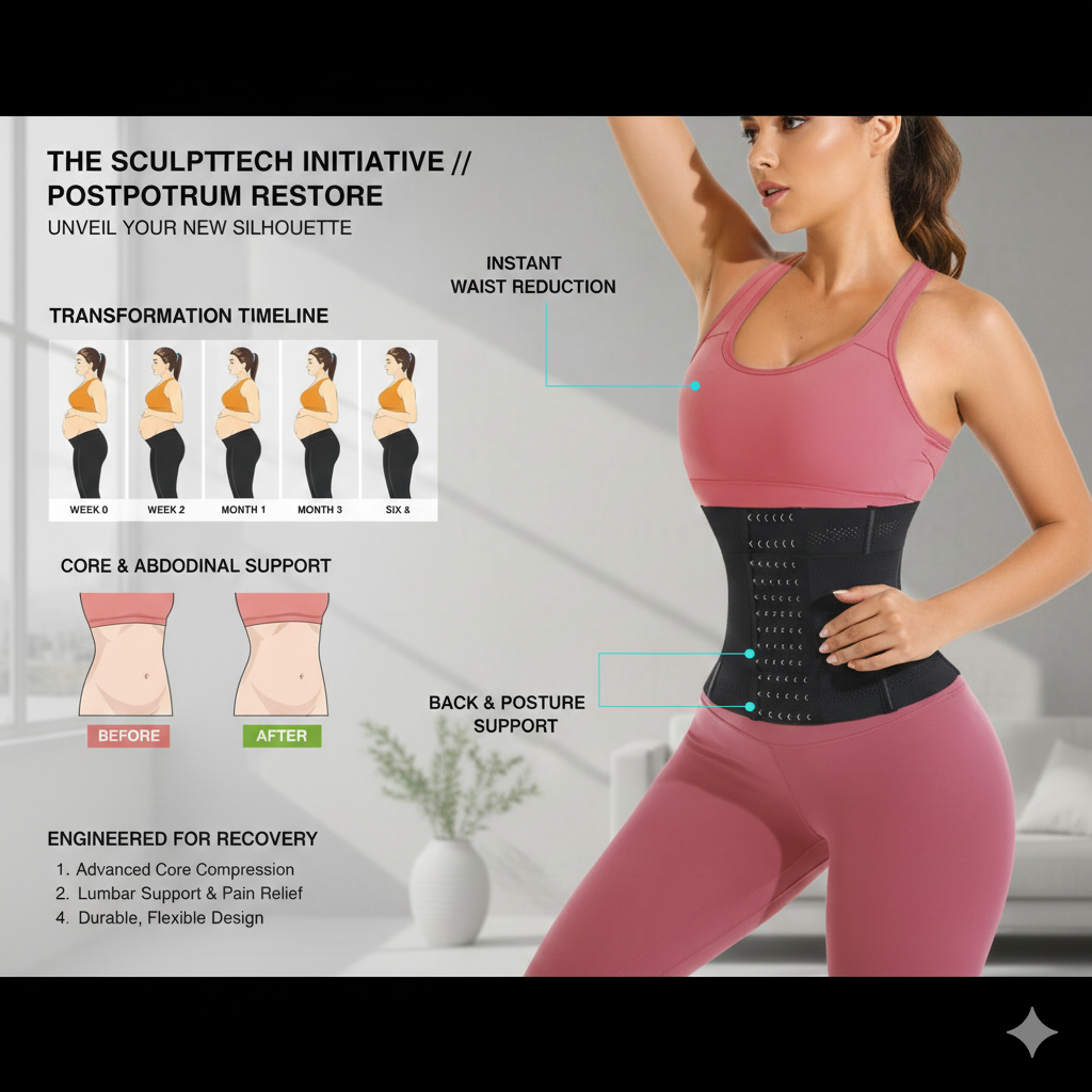 The Instant Hourglass Sculptor: Ultimate Tummy Control Slimming Sheath - Firm Compression Waist Trainer & Reductive Shapewear for a Flat Belly