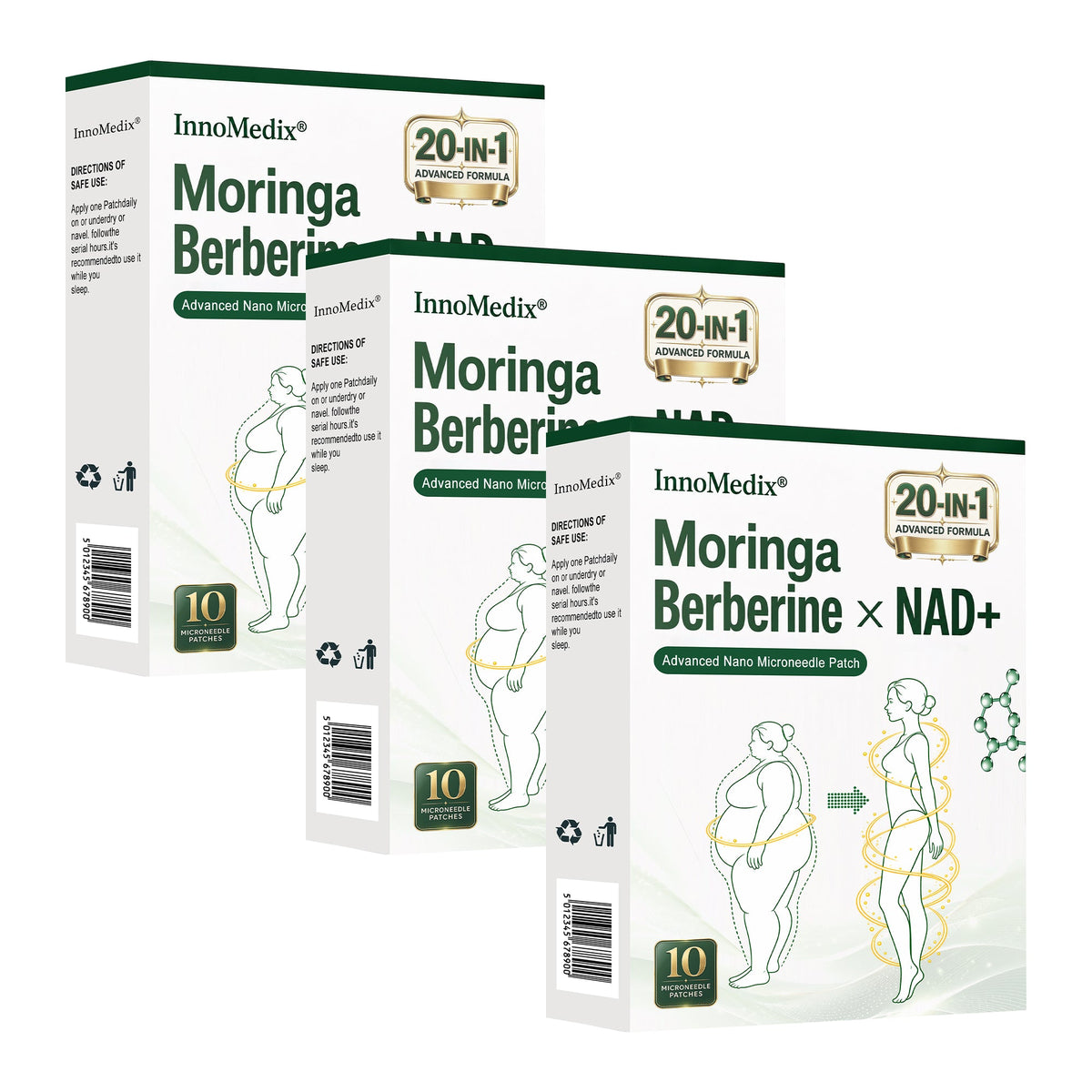 🔥 Limited Time Sale: InnoMedix® 20-IN-1 Nano Microneedle Patch — Moringa + Berberine + NAD+ | 1 Patch Daily Metabolism Support