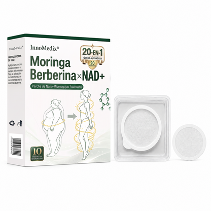 InnoMedix®👩‍⚕️🔥 Moringa Berberina x NAD+ 20-EN-1 Parche Avanzado de Nano-Microagujas (Aplicar solo una vez al día – cambios visibles en tan solo 7 días.)