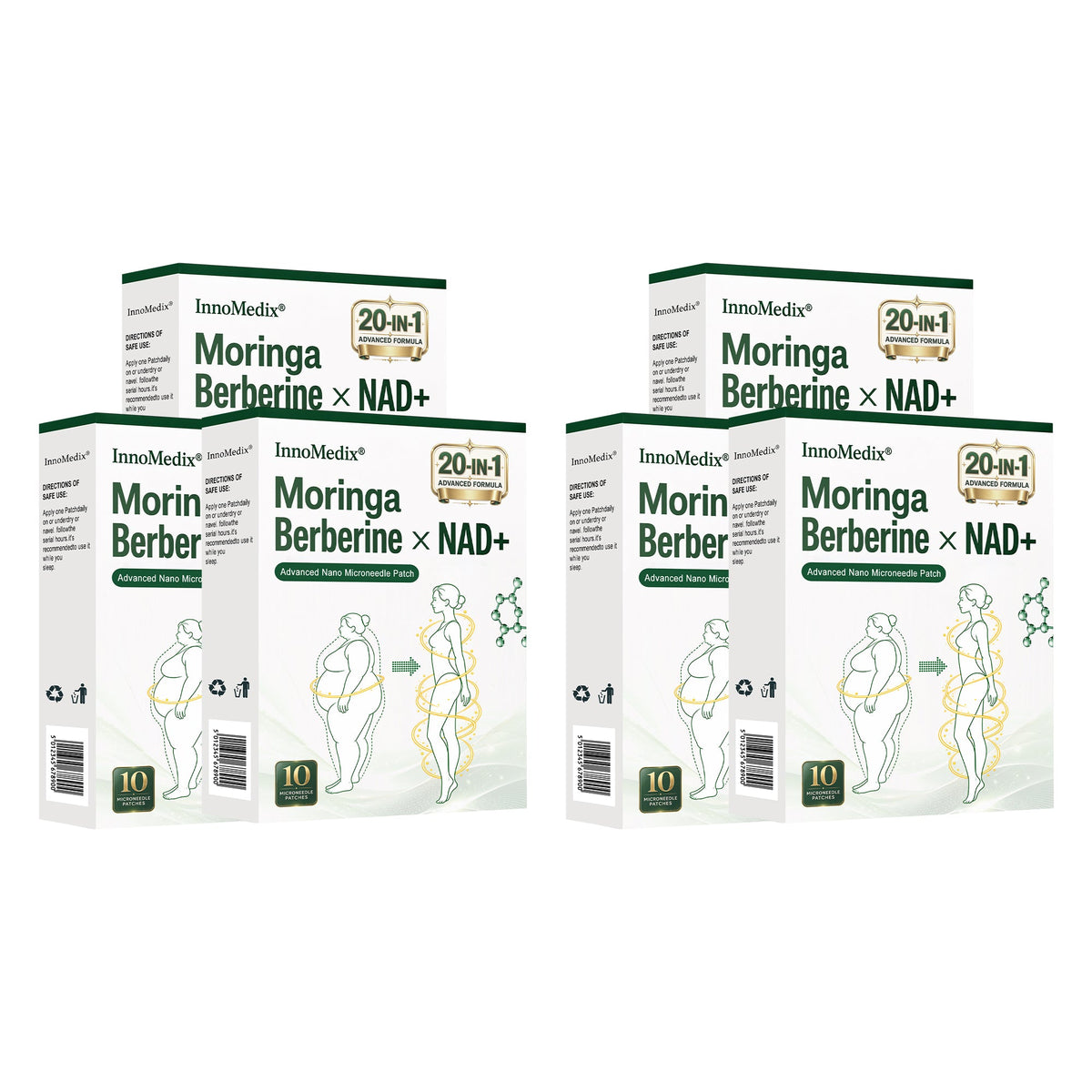 🔥 Limited Time Sale: InnoMedix® 20-IN-1 Nano Microneedle Patch — Moringa + Berberine + NAD+ | 1 Patch Daily Metabolism Support