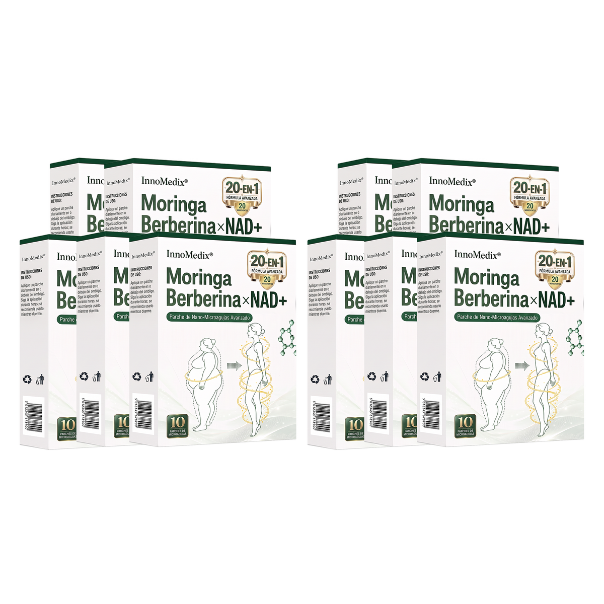 InnoMedix®👩‍⚕️🔥 Moringa Berberina x NAD+ 20-EN-1 Parche Avanzado de Nano-Microagujas (Aplicar solo una vez al día – cambios visibles en tan solo 7 días.)