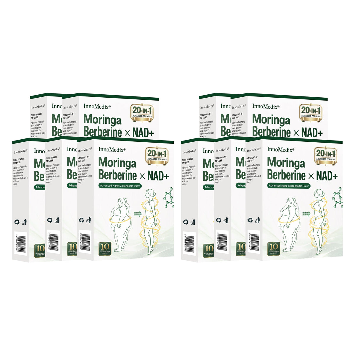 🔥 Limited Time Sale: InnoMedix® 20-IN-1 Nano Microneedle Patch — Moringa + Berberine + NAD+ | 1 Patch Daily Metabolism Support