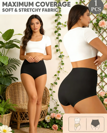 Breathable Mesh Sports Style Shaping Underwear for Women - High Waisted Seamless Anti Roll Lifting Briefs S-XXL