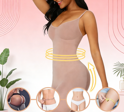 Butt Lifting Slimming Underwear for Women - Seamless Tummy Control Waist Cincher Shapewear Bodysuit