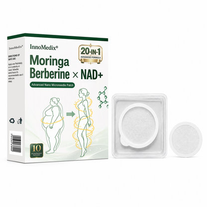 🔥 Limited Time Sale: InnoMedix® 20-IN-1 Nano Microneedle Patch — Moringa + Berberine + NAD+ | 1 Patch Daily Metabolism Support