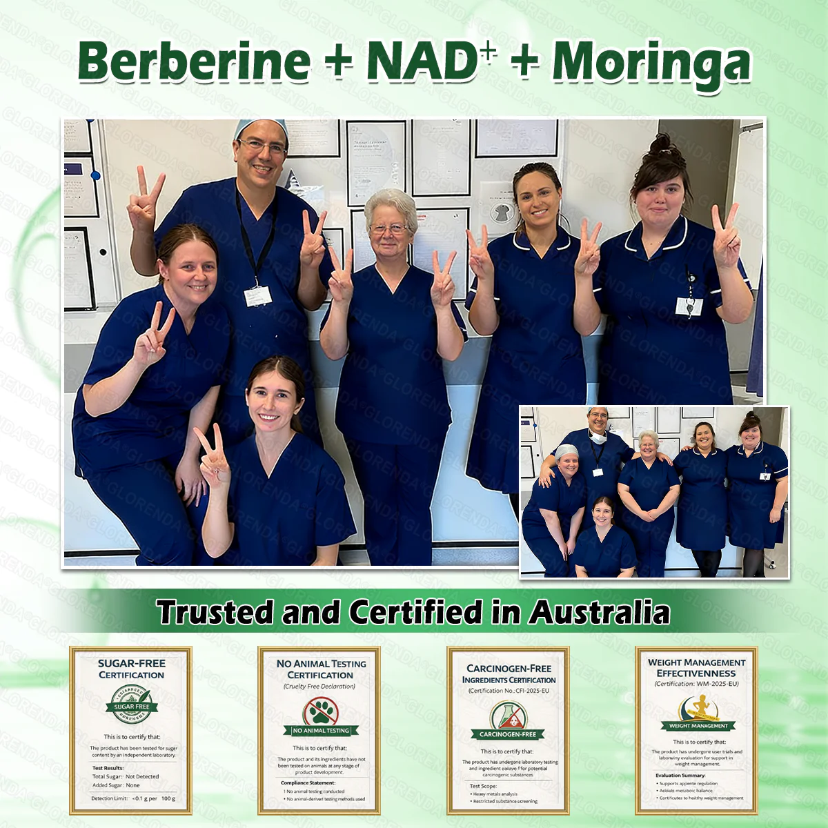 🇦🇺 | Official AU Store | 🥕🥕Healrize® Moringa · Berberine × NAD+ 10-in-1 Advanced Nano Microneedle Patch (just once a day, visible changes in 7 days) 💪 For obesity, loose skin, diabetes, sleep apnea, joint issues, and more